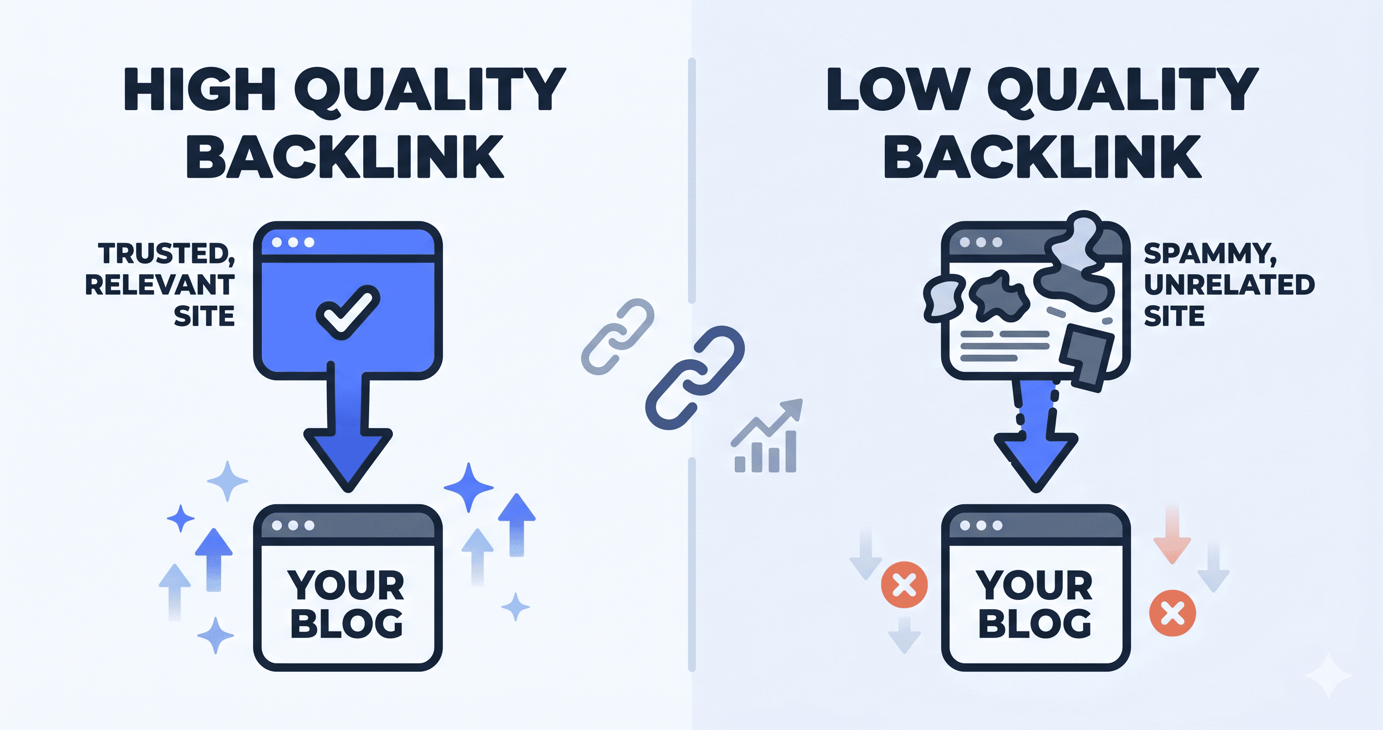 Difference Between a Good Backlink and a Bad Backlink