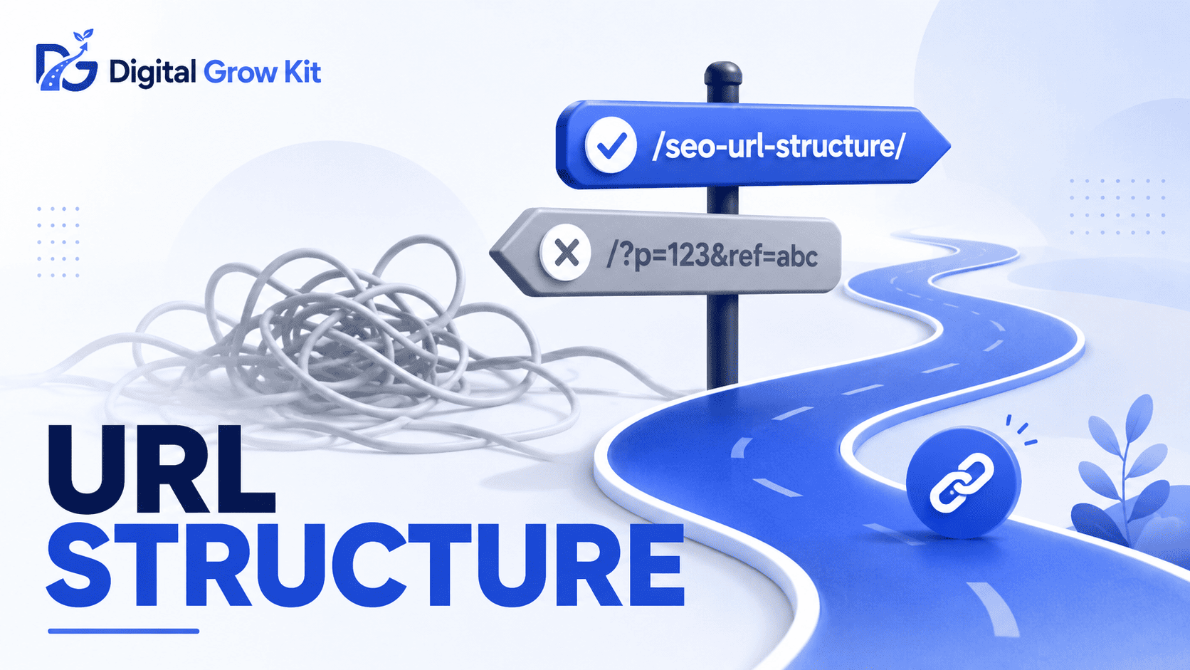 URL structure best practices for SEO with clean and messy URL examples